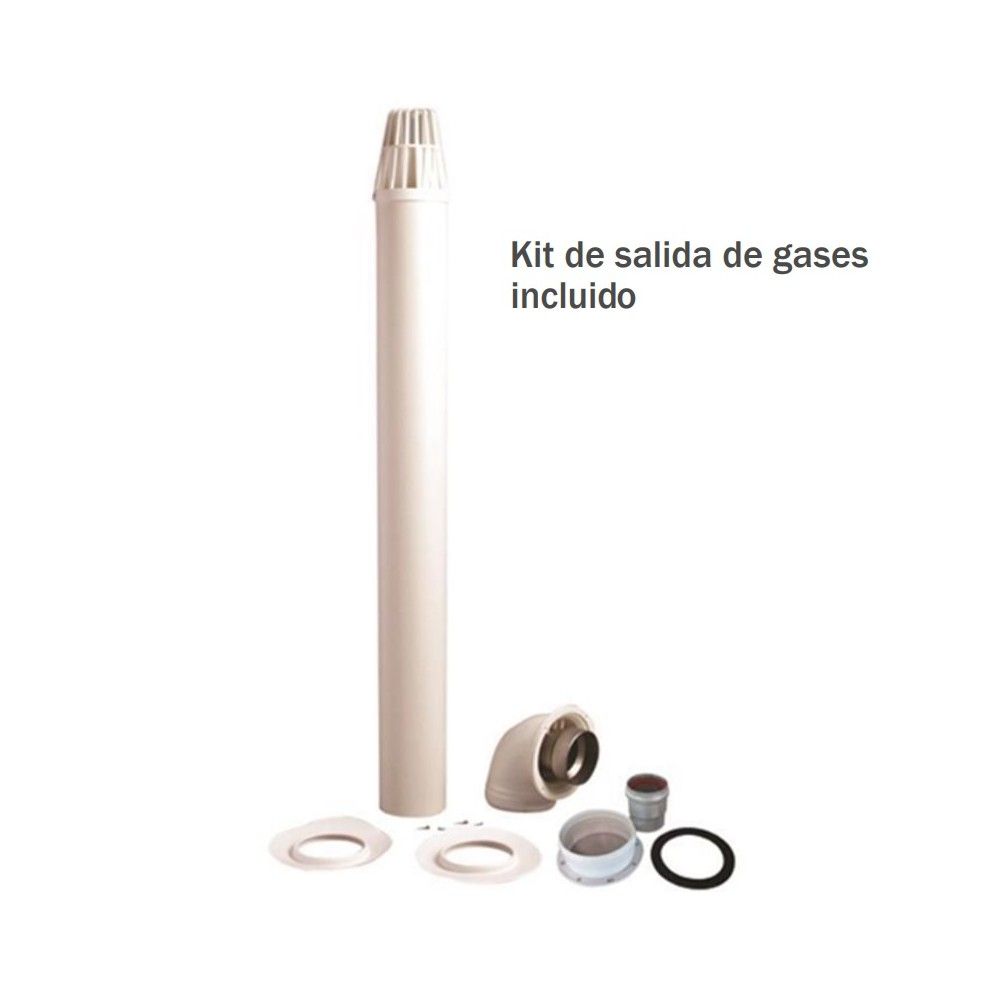 Calentador de Gas Estanco con Kit de Extracción de Humos Incluído (Gas  Butano) : : Bricolaje y herramientas
